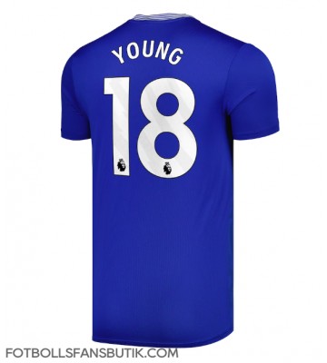 Everton Ashley Young #18 Replika Hemmatröja 2024-25 Kortärmad